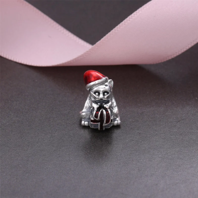 (Bild für) PANDORA Weihnachtskätzchen-Charm - 792007EN39 - Ansicht 2