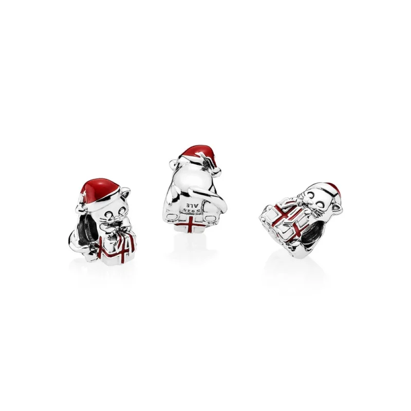 (Bild für) PANDORA Weihnachtskätzchen-Charm - 792007EN39 - Ansicht 4