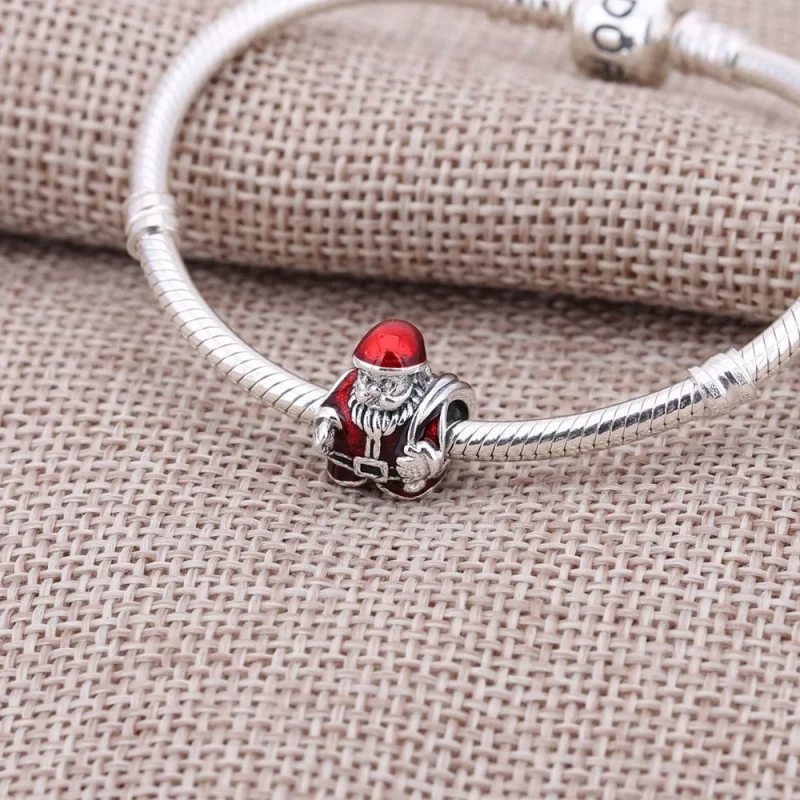 (Bild für) PANDORA Weihnachtsmann-Charm - 791231ENMX - Ansicht 2