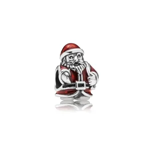 (Bild für) PANDORA Weihnachtsmann-Charm - 791231ENMX