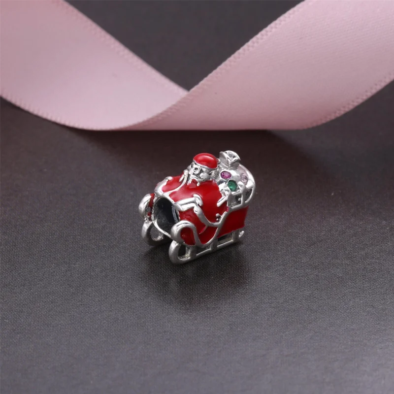 (Bild für) PANDORA Weihnachtsmann und Schlitten Charm - PD0098-1G - Ansicht 2