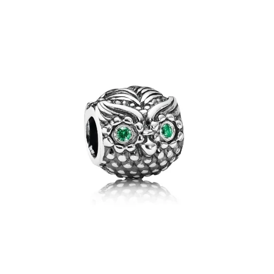 (Bild für) PANDORA Weiser Eulen-Charm - 791211CZN