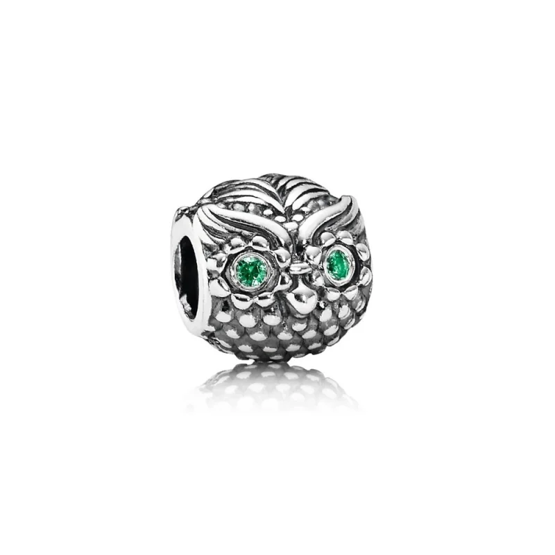 (Bild für) PANDORA Weiser Eulen-Charm - 791211CZN