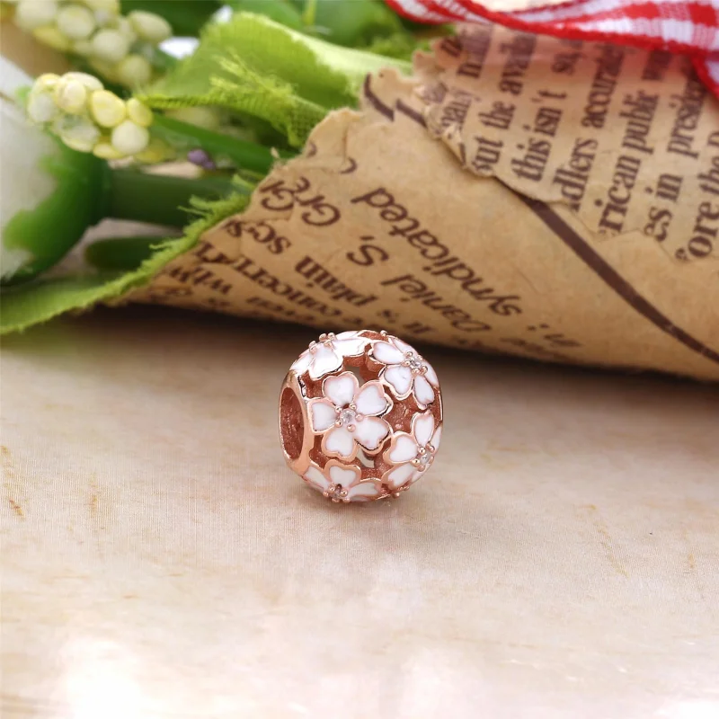 (Bild für) PANDORA White Primrose Meadow Charm - 781488EN12 - Ansicht 2