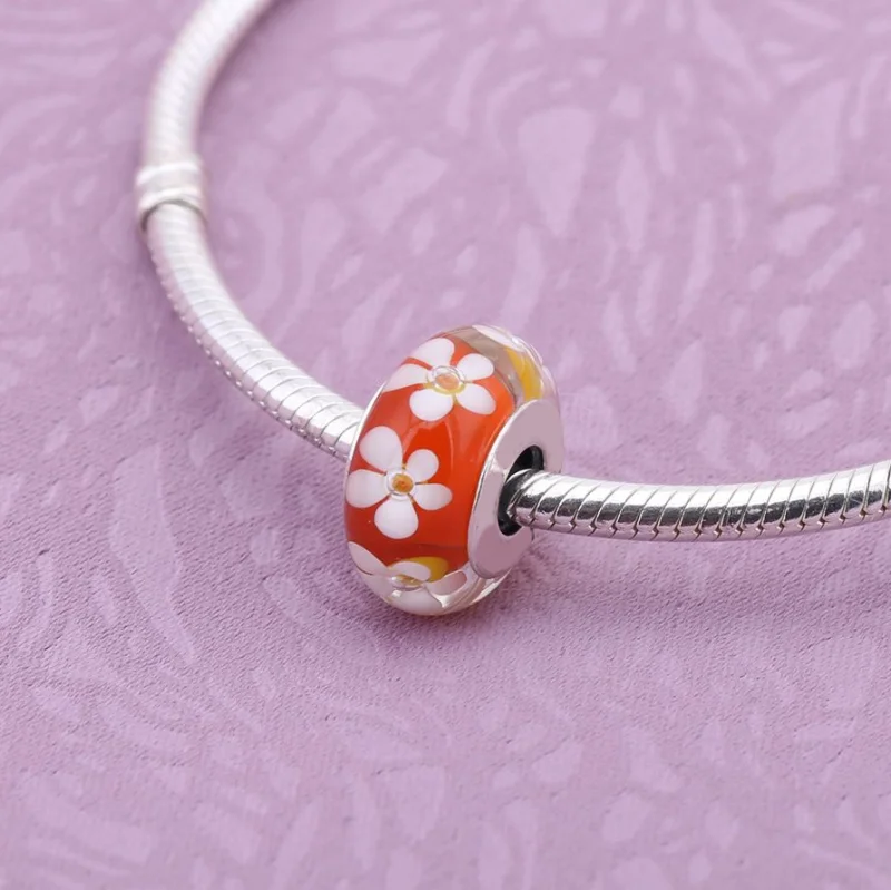 (Bild für) PANDORA Wild Flower Tribute Murano-Perle - 791636 - Ansicht 2