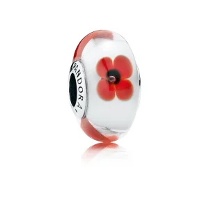 (Bild für) PANDORA Wild Flower Tribute Murano-Perle - 791636