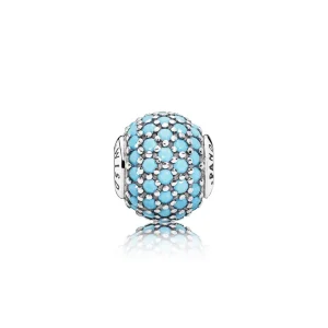 (Bild für) PANDORA WISDOM Charm, türkisfarbener Kristall - 796065NTQ