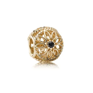 (Bild für) PANDORA Zarte Schönheit, schwarzer Spinell-Charm - 750821SPB