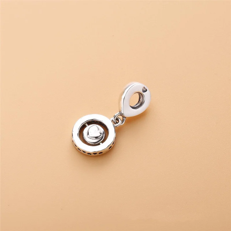 (Bild für) Spinning PANDORA Signature Dangle Charm, klare CZ - 797430CZ - Ansicht 3