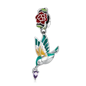 (Bild für) Baumelnde Blumen und Vögel im Pandora-Stil - SCC2195