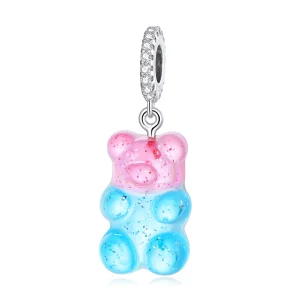(Bild für) Baumelnder Bonbonbär im Pandora-Stil - SCC2221