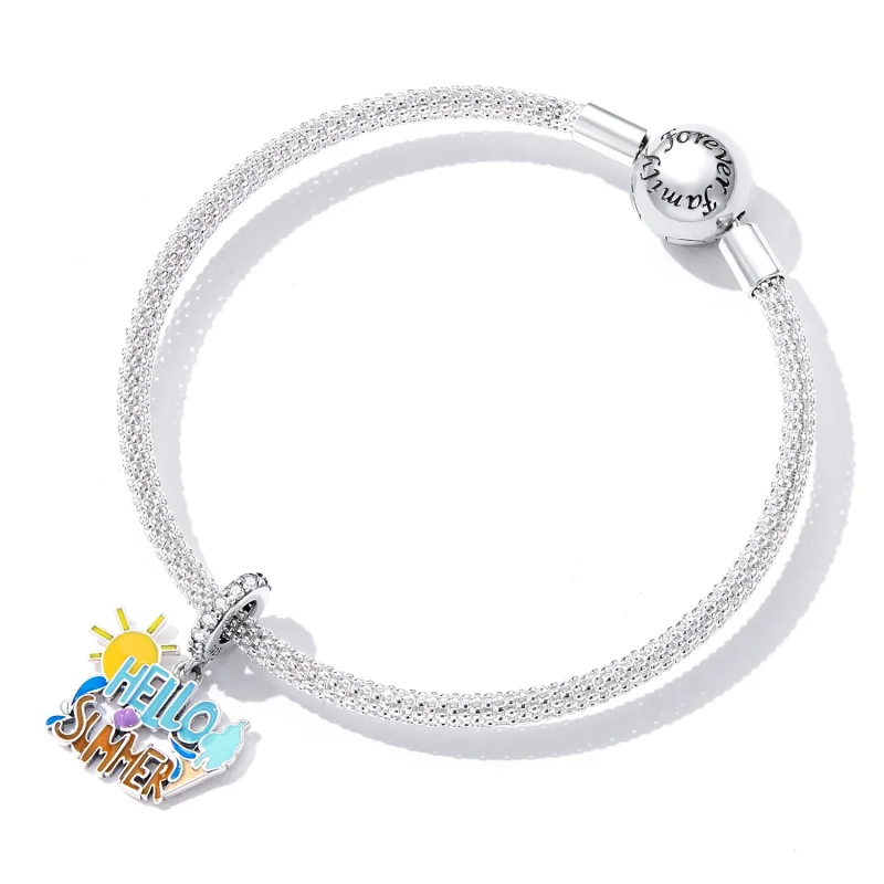 (Bild für) Baumelndes Schild „Hello Summer“ im Pandora-Stil - SCC2222 - Ansicht 5