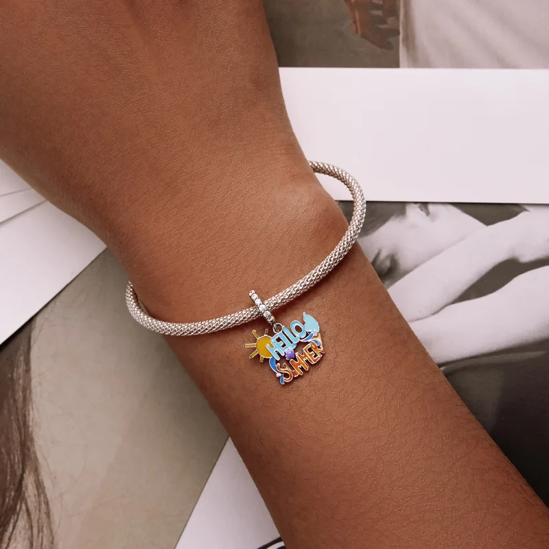 (Bild für) Baumelndes Schild „Hello Summer“ im Pandora-Stil - SCC2222 - Ansicht 6