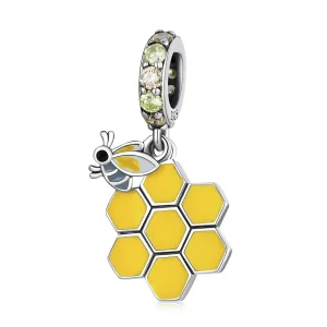 (Bild für) Bienen- und Bienenstock-Anhänger im Pandora-Stil - SCC2186