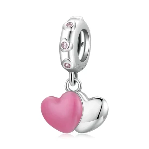 (Bild für) Doppelter Liebesanhänger im Pandora-Stil - SCC2006