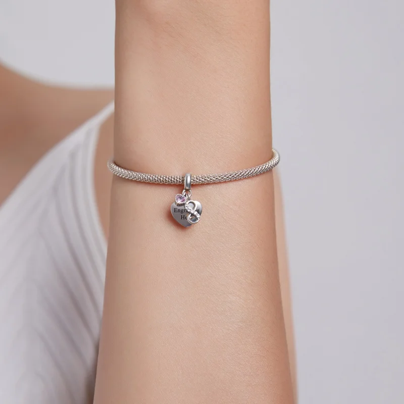 (Bild für) Endless Love-Anhänger im Pandora-Stil - SCC1922 - Ansicht 5