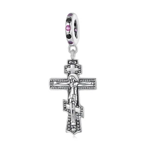 (Bild für) Jesus-Kreuz-Anhänger im Pandora-Stil - BSC668