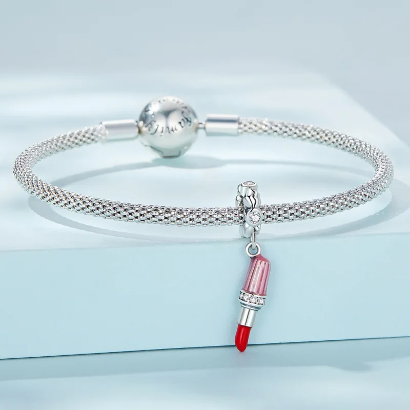 (Bild für) Lippenstift-Anhänger im Pandora-Stil - SCC2390 - Ansicht 3