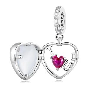 (Bild für) Medaillon „Ich liebe dich“ im Pandora-Stil, baumelnd - BSC681