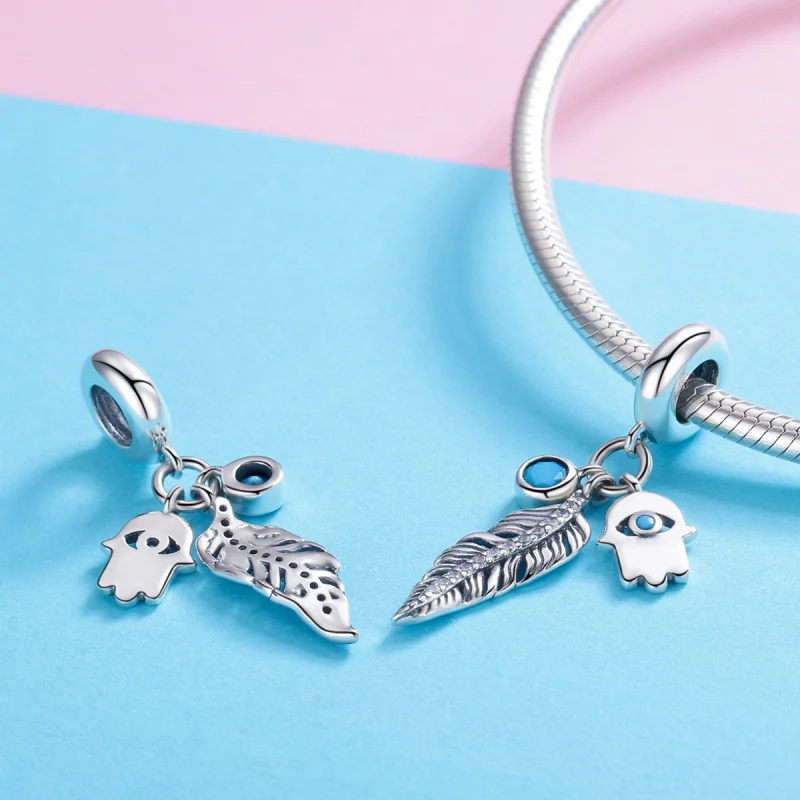 (Bild für) Pandora-Stil, Bohemian-Stil, baumelnd - SCC880 - Ansicht 4