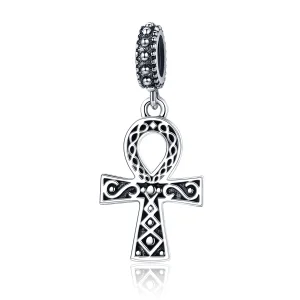 (Bild für) Pandora-Stil Silber Das Kreuz der Kraft des Retro-Glaubens baumeln - SCC185