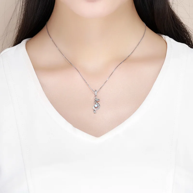 (Bild für) Pandora-Stil-Silberanhänger „The Thought of Mermaids“. - SCC824 - Ansicht 5