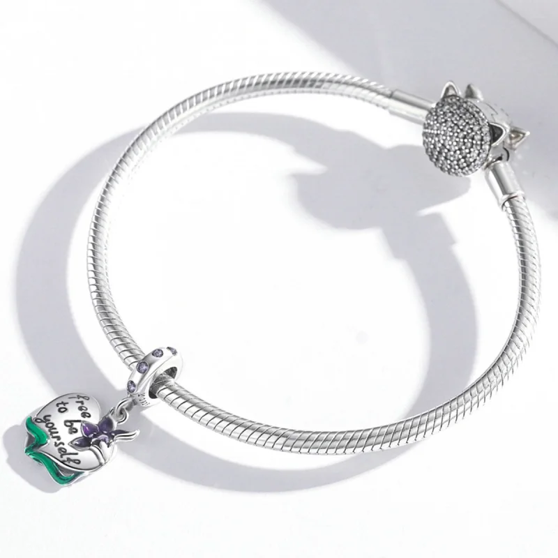 (Bild für) Pandora Style Feminine Power-Love Purple Iris Baumeln - SCC2143 - Ansicht 3