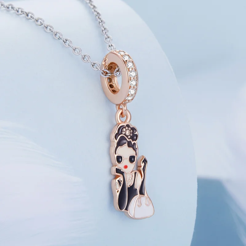 (Bild für) Pandora Style Göttin Hepburn Baumeln - BSC641 - Ansicht 2
