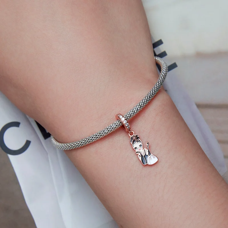 (Bild für) Pandora Style Göttin Hepburn Baumeln - BSC641 - Ansicht 5