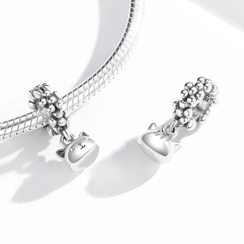 (Bild für) Pandora Style Silver Swing The Kitten Dangle - SCC1871 - Ansicht 3