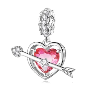 (Bild für) Piercing-Herz-Anhänger im Pandora-Stil - BSC680