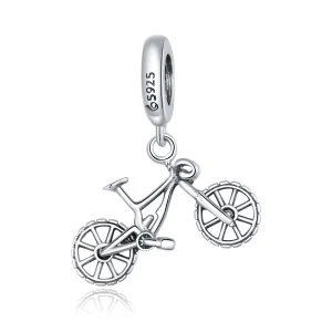 (Bild für) Silberner Fahrrad-Anhänger im Pandora-Stil - BSC384