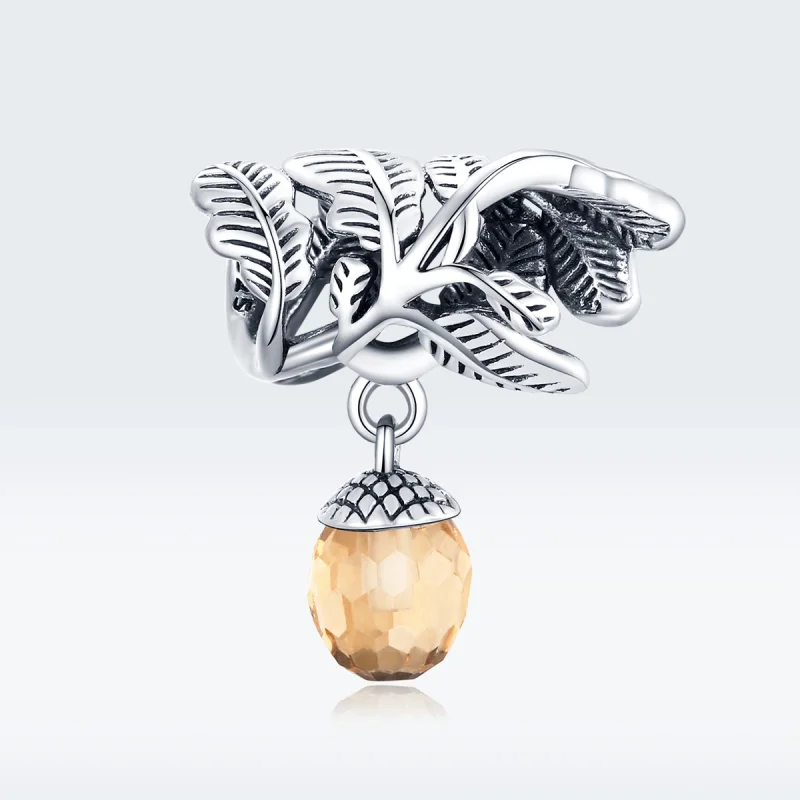 (Bild für) Silberner Lucky Pine Cone-Anhänger im Pandora-Stil - BSC336 - Ansicht 5