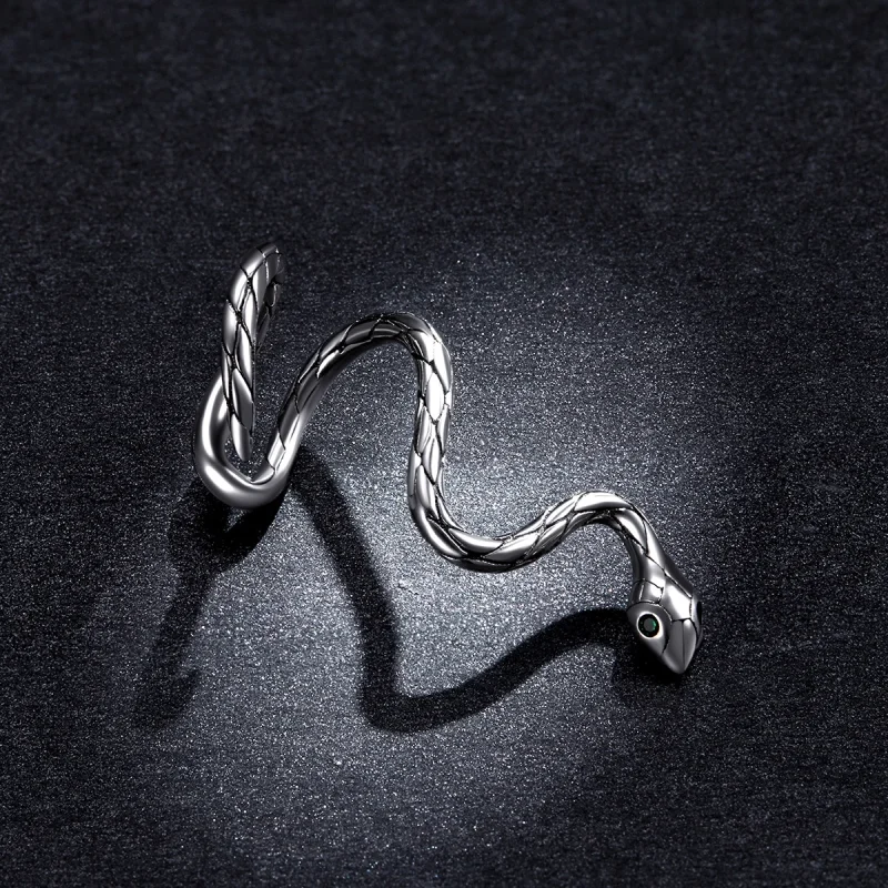 (Bild für) Mystic Snake Ohrclip im Pandora-Stil - BSE510 - Ansicht 5