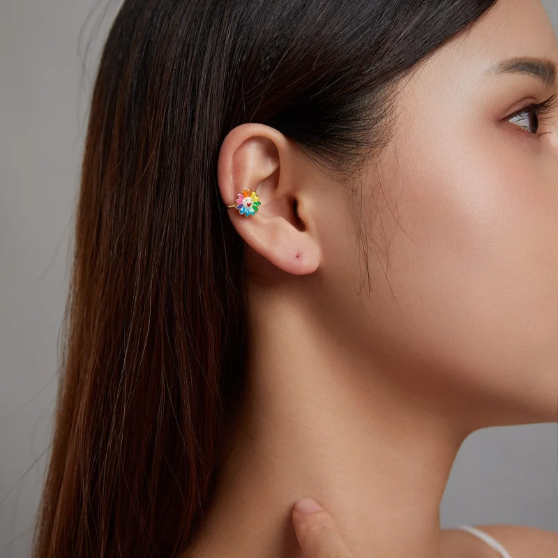 (Bild für) Pandora Ohrstecker Blume - SCE1235 - Ansicht 3