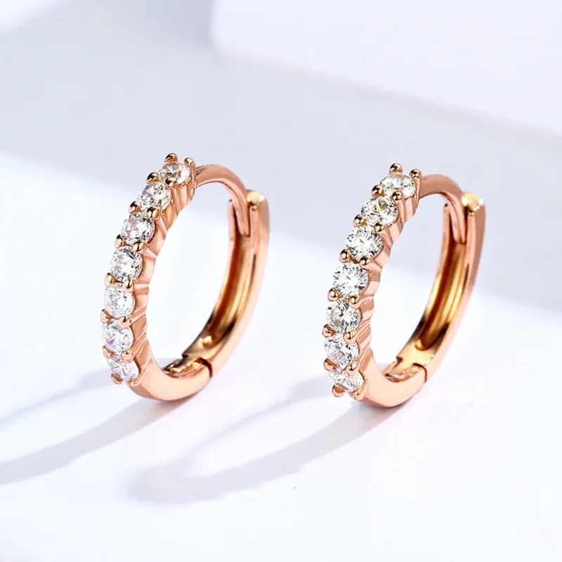 (Bild für) Creolen „Declaration of Grace“ im Pandora-Stil aus Roségold - SCE351-C - Ansicht 6