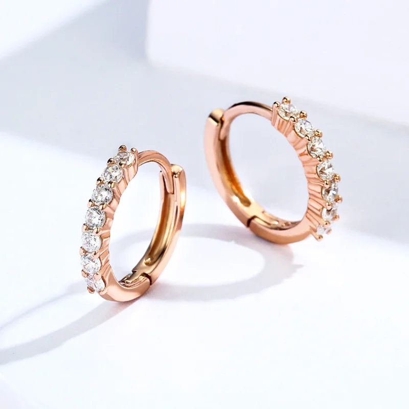 (Bild für) Creolen „Declaration of Grace“ im Pandora-Stil aus Roségold - SCE351-C - Ansicht 7