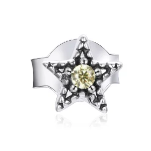 (Bild für) Einzelne Starmount-Ohrstecker im Pandora-Stil aus Silber - SCE1066
