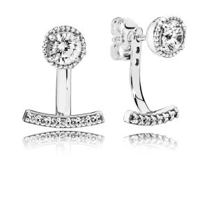 (Bild für) PANDORA Abstrakte Eleganz klare CZ-Ohrringe - 290743CZ