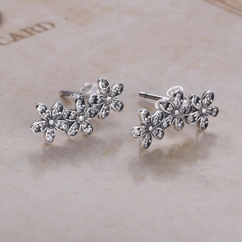 (Bild für) PANDORA Dazzling Daisies, klare CZ-Ohrstecker - 290744CZ - Ansicht 2