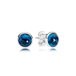 (Bild für) PANDORA Dezember Droplets, London Blue Crystal Ohrstecker - 290738nlb