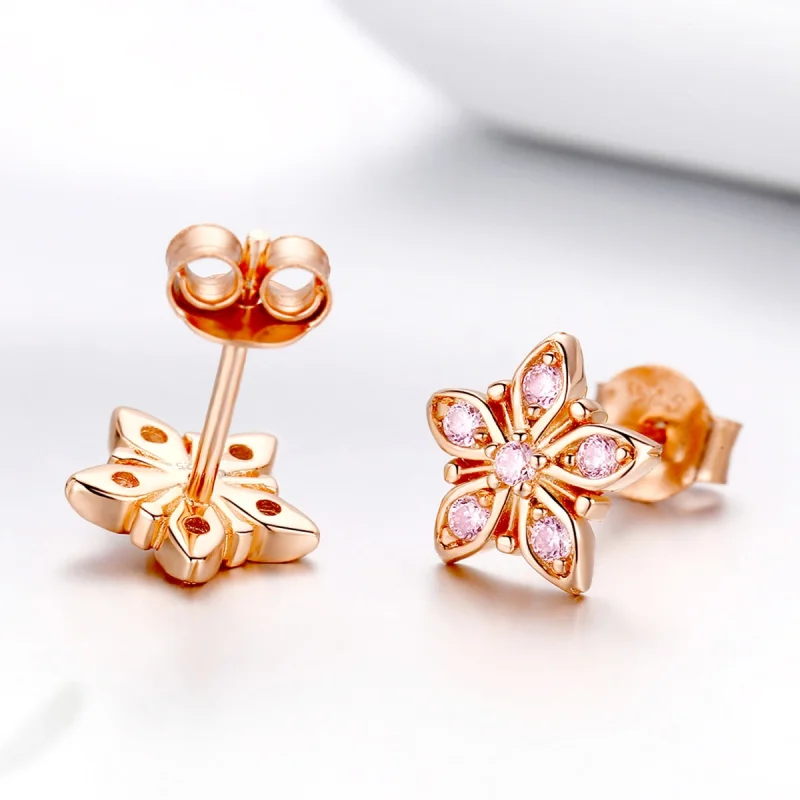 (Bild für) Pandora Gänseblümchen Ohrstecker Rose - BSE034 - Ansicht 2