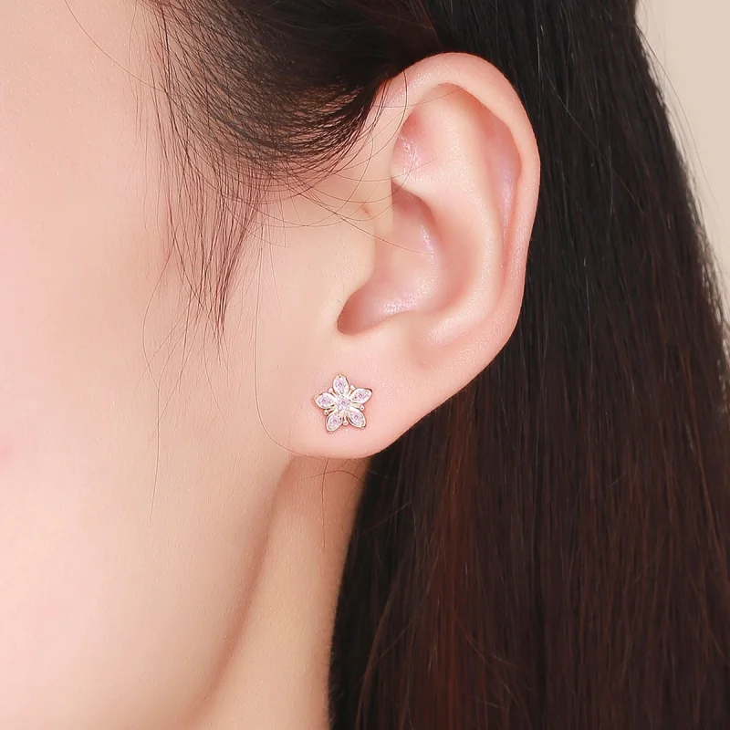 (Bild für) Pandora Gänseblümchen Ohrstecker Rose - BSE034 - Ansicht 5