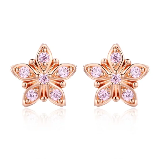 (Bild für) Pandora Gänseblümchen Ohrstecker Rose - BSE034