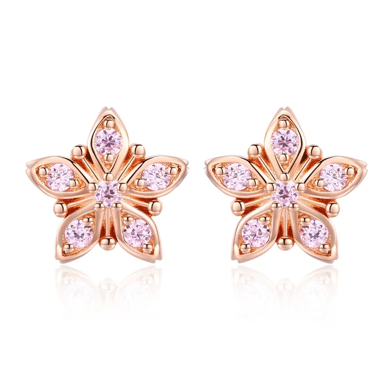 (Bild für) Pandora Gänseblümchen Ohrstecker Rose - BSE034