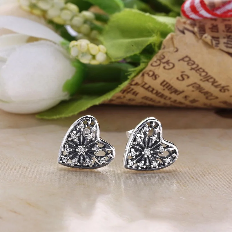 (Bild für) PANDORA Hearts of Winter Ohrstecker, klare CZ - 296368CZ - Ansicht 2