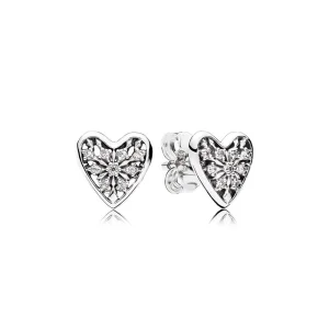 (Bild für) PANDORA Hearts of Winter Ohrstecker, klare CZ - 296368CZ