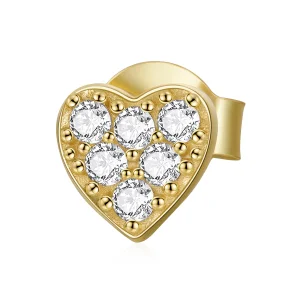 (Bild für) Pandora Herz Ohrringe Gold - SCE1056