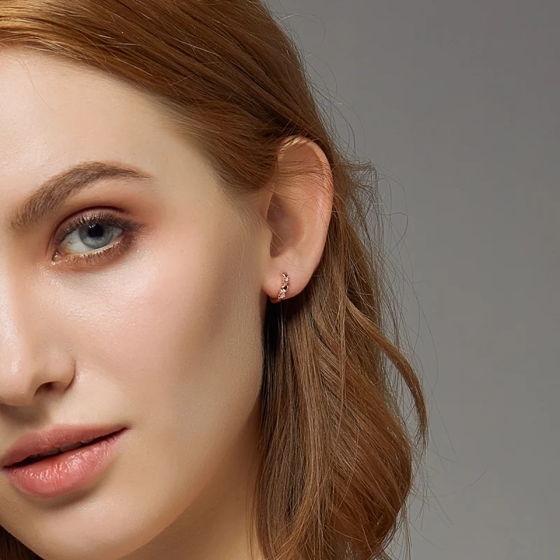 (Bild für) Pandora Herz Ohrringe Rosegold - SCE445-C - Ansicht 7