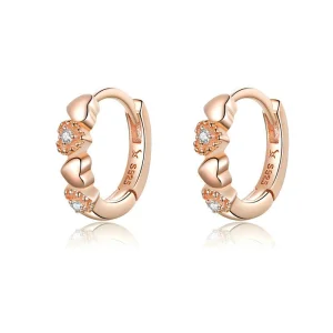 (Bild für) Pandora Herz Ohrringe Rosegold - SCE445-C